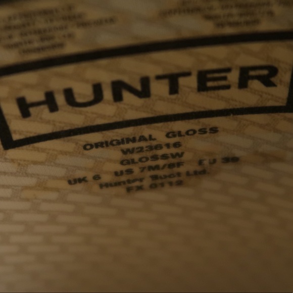 Hunter boots tall black gloss - Picture 5 of 5